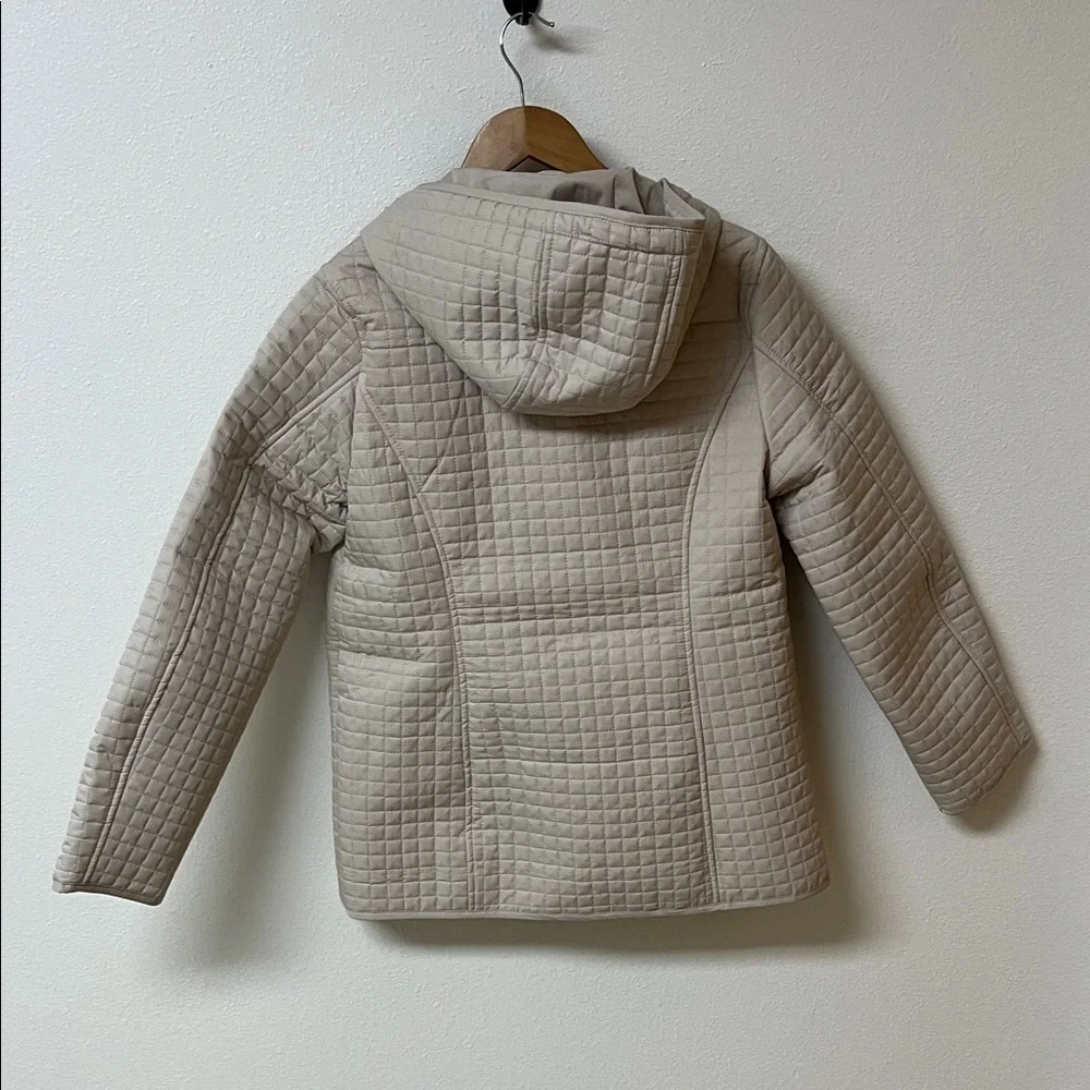 Land’s End Quilted Jacket in Beige women’s size S NWT - Picture 3 of 3